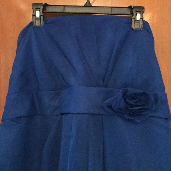 Saison Blanche blue gown size 22 - Picture 2 of 5